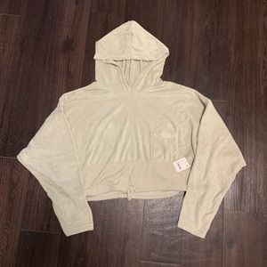 NWT Free People Cropped Hoodie